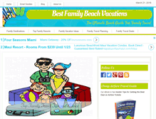 Tablet Screenshot of bestfamilybeachvacations.com